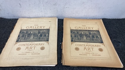 ‘The gallery of contemporary art’ books - vintage art books