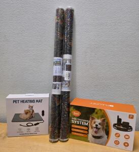 Pet Heating Mat with Auto-Off, eLuwpet 3-in-1 Dog Training System, Window Film Rolls