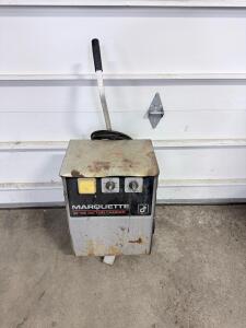 Marquette 32-140 Industrial Wheel-Mounted Battery Charger, 32-140A Output, Multi-Rate Selection