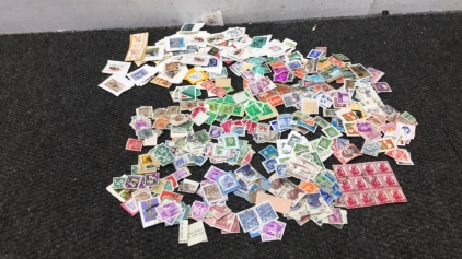 Large Amount of American and Foreign Stamps