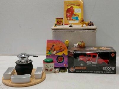 Ronco S'mores Maker Indoor Tabletop Set &ndash; Black Ceramic, Wood Tray, Complete With Trays & Stick and More