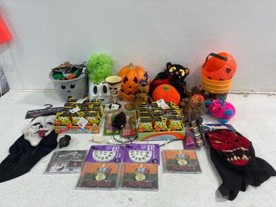 (2) Halloween mask,(24) SpongeBob,(2) Glow-In- The-Dark