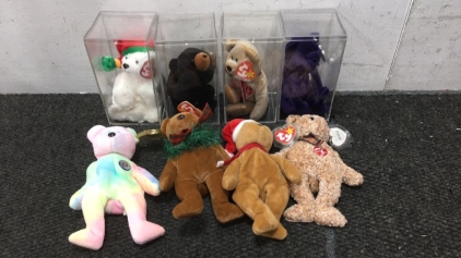 (8) Different Beanie Babies