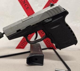 SCCY CPX-2 9mm Semi-Auto Pistol, 3.1" Barrel, 10+1 Capacity, Polymer Frame