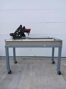 Milwaukee 5650 CNC Router Table, 24,500 RPM, 48"x30", Steel Frame, Mobile, S/N: 452-57390