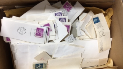 Large Box Full of Stamps