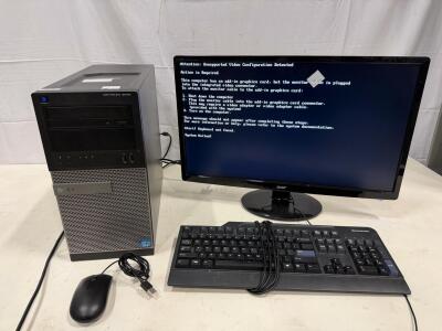 Dell OptiPlex 3010, Intel Core i5, 24" Acer S241HL Monitor, Keyboard, Mouse, Windows Pro