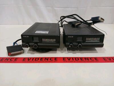 Pyramid SVR-250M VHF Vehicular Repeater 150-174 MHz, 20W, SN 6803325 & 6802595