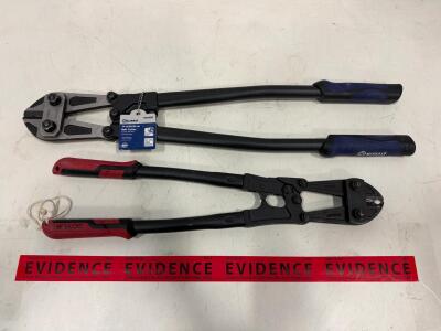 Kobalt 24" Bolt Cutter Cr-Mo, Model 0464602 & Doyle 18" Bolt Cutter Over-Molded Grip