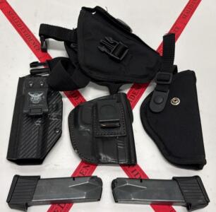 ProMag S&W 5900 Series 9mm Magazines & We The People, Bulldog, Leather Holster Lot