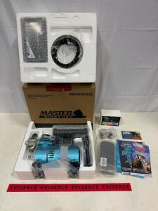 Master Airbrush ABD KIT-SP7B-20 Airbrushing System, Cool Runner II TC-320 Compressor, 3 Airbrushes