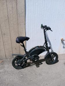 Jetson Bolt Electric Bike, 250W Motor, 12" Wheels, 15 Mile Range, Black, Single Speed