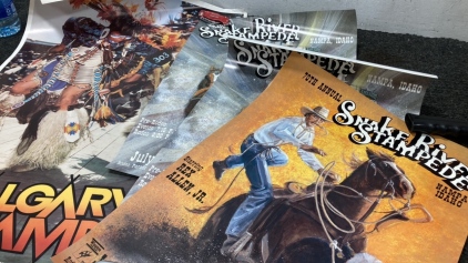 Snake River Stampede and Calgary Stampede Posters