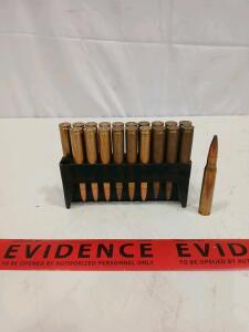 .30-06 Springfield Soft Point Ammunition, 19 Rounds, Brass Cases