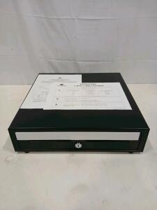 APG Vasario VB320-BL1616 POS Cash Drawer, MultiPRO 320 Interface, 5 Bill/5 Coin Compartments