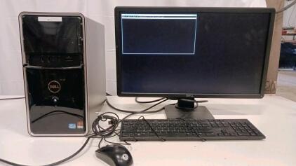 Dell Inspiron 660 Desktop, Intel Core i5, 8GB RAM, 1TB HDD, 24" Dell Monitor, Keyboard & Mouse