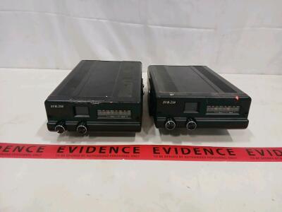 (2) Pyramid SVR-250 Vehicular Repeater, VHF/UHF, PC Programmable, No Accessories