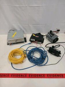 Panasonic WJ-VR30 Mobile DVR, Full HD Cameras, LIND Power Controller, Cables, Ser# QDA00235