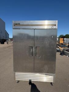 True T-49F-HC Double Door Upright Freezer, 49 Cu. Ft., Stainless Steel