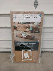 Mainstays Metro Collection Coffee Table, Warm Ash Finish, 41.3" x 20.1" x 17.8"