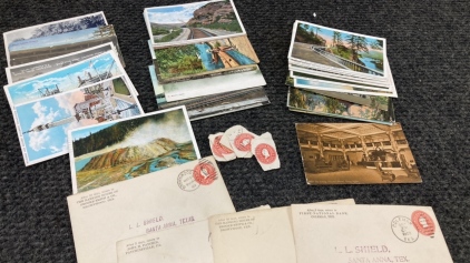 Vintage Post Cards Including Post Marks From 1902