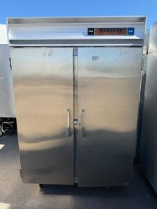 Raetone Upright Double-Door Commercial Refrigerator, 49 Cu. Ft., Stainless Steel