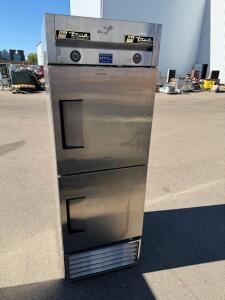 True Commercial Dual Temp Refrigerator/Freezer, 52.63" W, 50 cu. ft., Stainless Steel