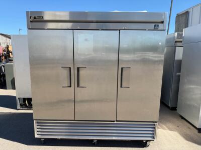True T-72F-HC 3-Door Upright Commercial Reach-In Freezer, Stainless Steel