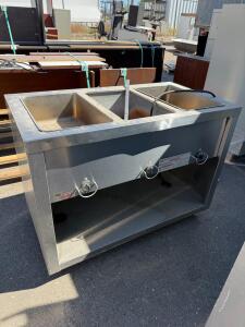 Duke Aerohot 3-Well Electric Waterless Steam Table, Infinite Switch Controls, Stainless Steel