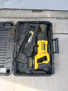 DEWALT 24V Cordless Reciprocating Saw Kit with Charger, Case, and Blades