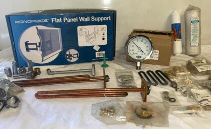 Commercial Kitchen Appliance Repair Parts Lot: Hobart Ecolab Heating Elements, Duro Gauge, Filters ( R8 )