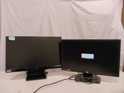 ViewSonic VX2370Smh-LED 23" IPS Monitor HDMI, HP Compaq LE2202x 21.5" LCD, Both FHD, Working