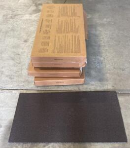(4 Boxes ) Shaw B3815 Commercial Carpet Tiles, 36" x 18", 100% Nylon, EcoWorx, 180 Sq Ft, Grade A, Brown ( R7)