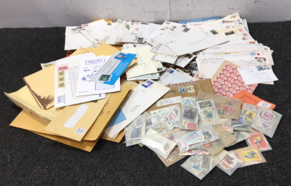 Large Amount of Postmarked Stamps