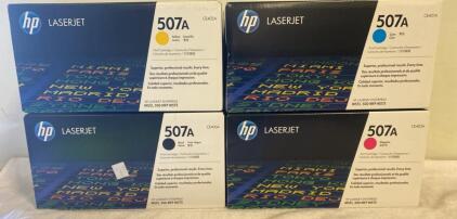 HP 507A LaserJet Toner Cartridge Set CE400A CE401A CE402A CE403A for M551 M575 (R8)
