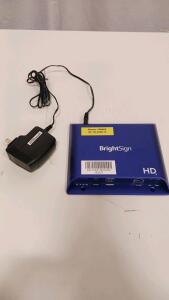 BrightSign HD223 Digital Signage Media Player, HDMI, Ethernet, microSD, S/N: 33E81N002395