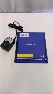 BrightSign XT244 Digital Signage Media Player, 4K HDR, HDMI, Gigabit Ethernet, PoE+, microSD, Serial No. D5E91G000006