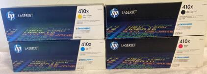 HP 410X High Yield Toner 4-Pack Set (CF410X, CF411X, CF412X, CF413X) for LaserJet Pro M452/M477 (R8)