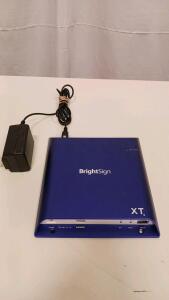 BrightSign XT4 Digital Signage Player XT1144, 4K HDMI, Ethernet, microSD, Power Adapter, SN: D5E91H001005