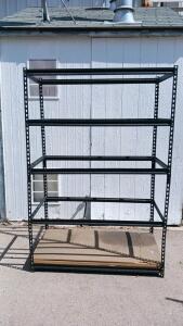 Heavy-Duty Metal Storage Rack, Adjustable 5 Shelves, 8'x2'x6', 4000 lb Capacity