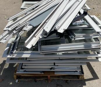 Pallet of Windows and Parts