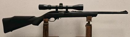 Marlin Model 795 .22 LR Semi-Auto Rifle, 18" Barrel, Black Synthetic Stock, Scope, SN: MN72753A