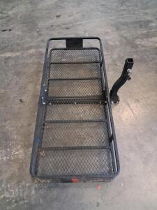 Foldable Steel Hitch Cargo Carrier, 48" x 20" Platform, 2" Receiver, 500 lb Capacity