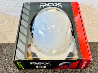LIFT DAX Fifty50 Carbon Fiber Cap Style Hard Hat, White/Black, Model HDC50C-19WC