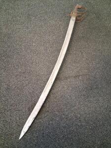 British Basket-Hilted Cavalry Saber, 1760&ndash;1770, 31.5 In Overall Length