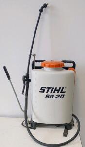 STIHL SG 20 Manual Backpack Sprayer, 4.75 Gal, Piston Pump, 2011, Serial: 979687637