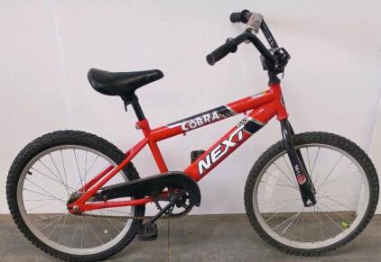 Next Cobra Kids' BMX Bike &ndash; 20" Wheels, Red Color, Single Speed