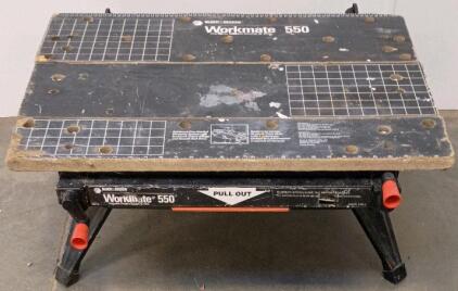 Black & Decker Workmate 550 Portable Project Center & Vise, Folding Workbench, 550 lb Capacity