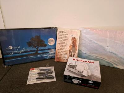 KitchenAid Compact Dish Drying Rack, Satin Wires, 16"x12.6"x6.2", Removable Caddy, New Boxed