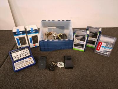 Mixed Lot Schlage Encode Plus Smart Locks, Rekey Kit, Lever Sets, Misc Lock Hardware & Parts